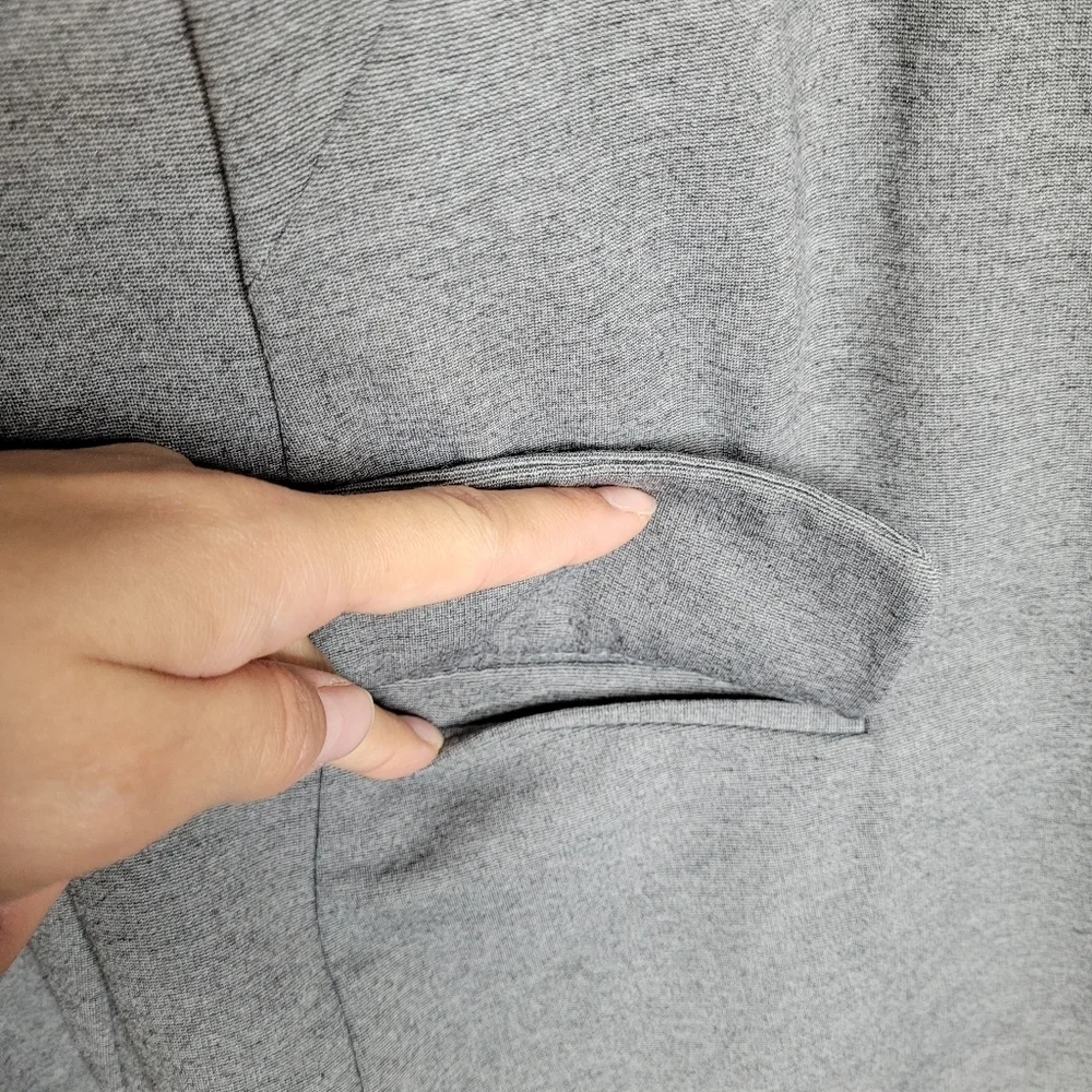 Lane Bryant Grey soft women's jacket blazer size 28 office career - Picture 7 of 9